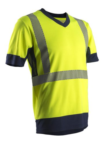 Ganteline KOMO II HI-VIZ SÁRGA RÖVID UJJÚ PÓLÓ CO/PES GRS 4XL Láthatósági sárga