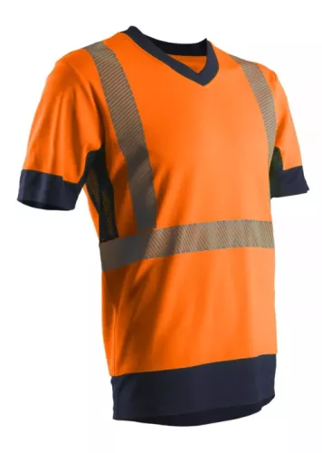 KOMO II HI-VIZ NARANCS RÖVID UJJÚ PÓLÓ CO/PES GRS