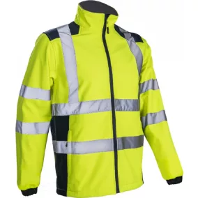 COVERGUARD 5KPA16 Kanpa hi-viz sárga softshell dzseki (sárga, S) S