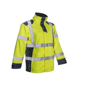 COVERGUARD 5NOT16 Nott Hi-Viz Multirisk bélelt védőkabát (HV sárga, 3XL) 3XL
