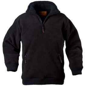 euro-protection 5pan angara bebújós fekete pulóver 380g xxl