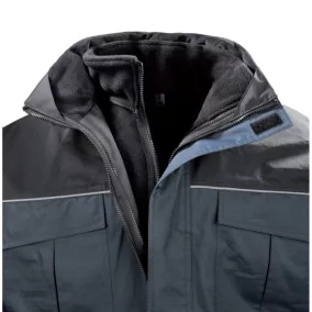 euro-protection 5ribb ripstop 4 1 kabát kék fekete 3xl