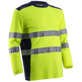 COVERGUARD 5RIK160 Rikka hosszúujjú póló hi-viz sárga és kék színben (sárga, 3XL) 3XL