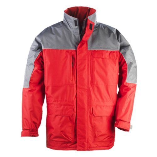 Euro Protection 5XRIP Ripstop kabát (piros/szürke, 3XL) 3XL