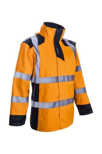 COVERGUARD 5SAN Sangaku hi-víz ripstop kabát (narancs, S) S