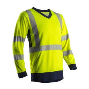 Ganteline SOMO HI-VIZ SÁRGA UJJÚ PÓLÓ CO/PES GRS 4XL Láthatósági sárga