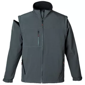 A légáteresztő Yang softshell férfikabát puha és kényelmes mikropolár béléssel rendelkezik, az át,meneti évszakok idején nyújt támogatást.