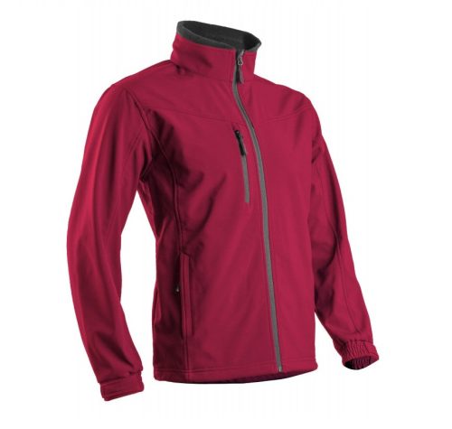 COVERGUARD 5YANS Yang II softshell felső, YKK cipz (piros, S) S