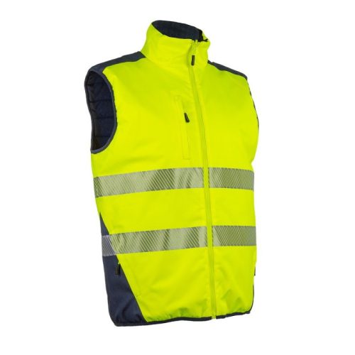 COVERGUARD 5YOR Yoru bélelt jólláthatósági mellény, kifordítható (HV sárga, M) M