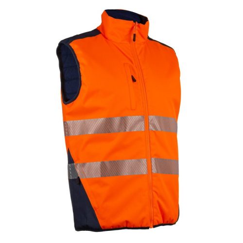 COVERGUARD 5YOR Yoru bélelt jólláthatósági mellény, kifordítható (HV narancs, S) S