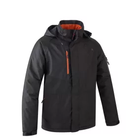 COVERGUARD 5YUZ310 Yuzu ripstop téli kabát kapucnival fekete/narancs 4XL