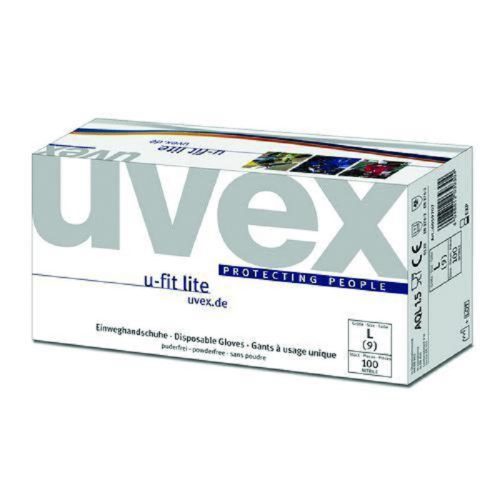 Rend. uvex u-fit lite nitril vizsgálókesztyű s