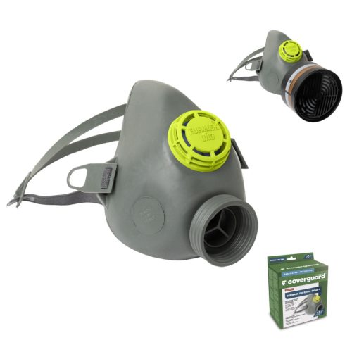 COVERGUARD 6EUR100 Eurmask din félálarc 1 szűrős Szürke