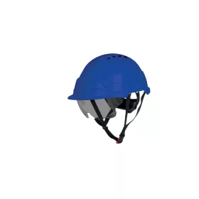 Ganteline PHOENIX WIND KÉK ABS IPARI VÉDŐSISAK, SZELLŐZŐ, SÖTÉT SZEMŰV 52-63cm Kék