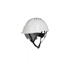Ganteline PHOENIX WIND FEHÉR ABS VÉDŐSISAK, SZELLŐZŐ SÖTÉT SZEMÜVEGGEL 52-63cm Fehér