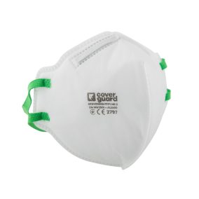 Ganteline FFP1 NR D függőlegesen összehajtható pormaszk (20 db/doboz) Fehér