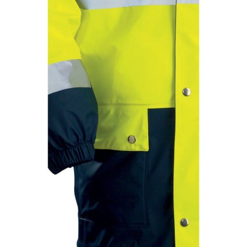 euro-protection 70310-333 fluo sárga kék pu esőkabát l