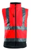 Ganteline FLUO SOFTSHELL 2/1 STATION DZSEKI PIROS/KÉK 3XL Láthatósági piros