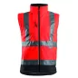 Ganteline FLUO SOFTSHELL 2/1 STATION DZSEKI PIROS/KÉK 3XL Láthatósági piros