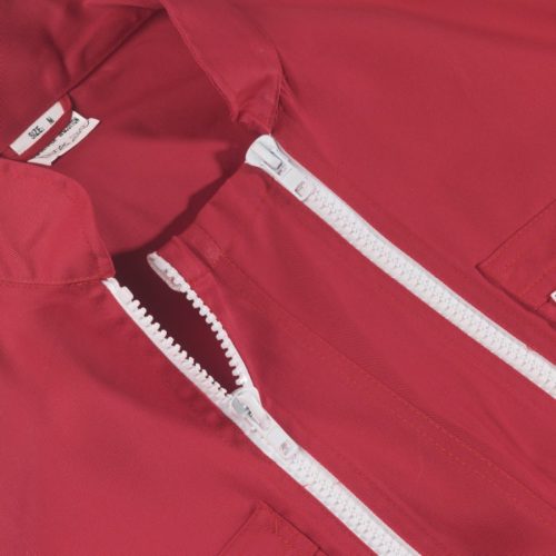 Euro Protection 74521-86 Kétcipzáras overall piros s (piros, L) L