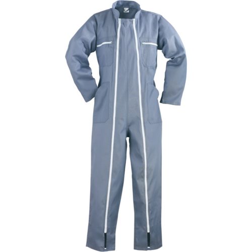 euro-protection 74521-86 kétcipzáras overall piros s 3xl szürke