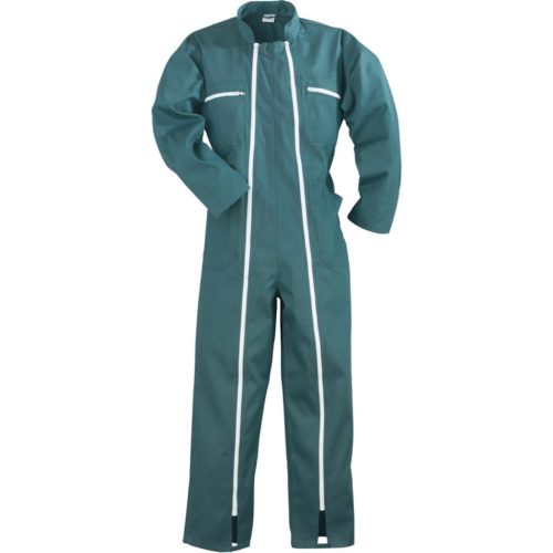 euro-protection 74521-86 kétcipzáras overall piros s xl zöld