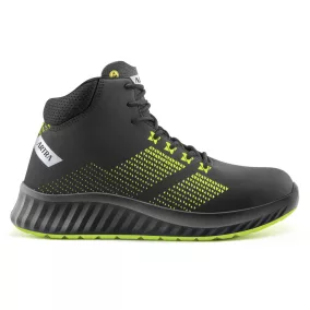 Artra 750618080 S3 ESD Artra AROSERIO 750 618080 S3 SRC ESD munkavédelmi bakancs (fekete/zöld, 35) 35