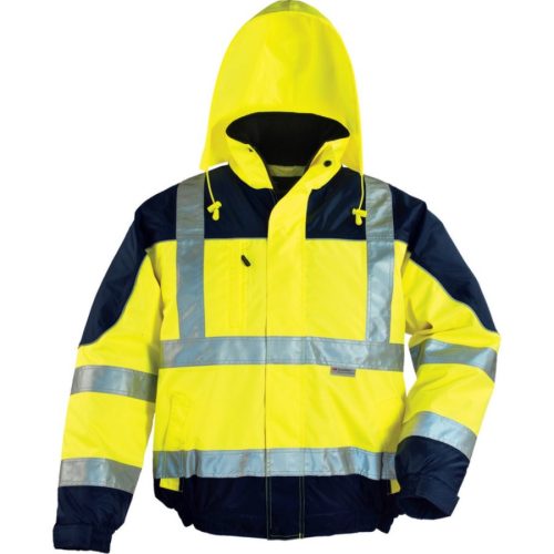 Euro Protection 7AIB Fluo dzseki-aibo bélelt narancs (HV sárga/sötétkék, S) S