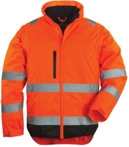 Euro Protection 7HWX hi-way 2/1 pe kabát  (HV narancssárga, M) M