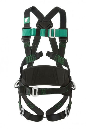COVERGUARD 7POLA10 Polaris testhevederzet derékövvel 2 bekötési ponttal Fekete/Zöld