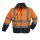 Euro Protection 7PST Fluo pulóver levehető ujjú narancs (HV narancs/kék, S) S