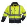Euro Protection 7PST Fluo pulóver levehető ujjú narancs (HV sárga/sötétkék, M) M