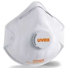 Ganteline UVEX 2210 SILV-AIR C FFP2 SZELEPES PORMASZK Fehér