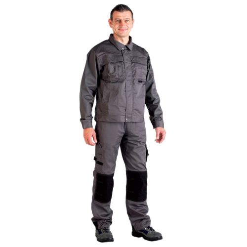 euro-protection 8class-d class fekete nadrág l szürke