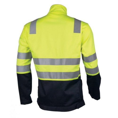 euro-protection 8mthj-k thor xpert mr sötétkék védőkabát 3xl hv sárga