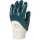 Euro Protection 9417-21 Tenyéren mártott kék nitril kesztyű 7