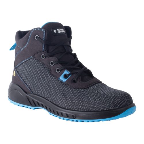 COVERGUARD 9RESH10 CLAW RESIST S3 SRC FEKETE/KÉK HÁLÓS VÉDŐBAKANCS (fekete/kék, 44) 44
