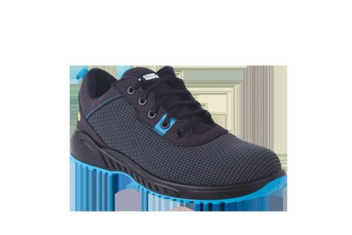 COVERGUARD 9RESL10 Claw Resist S3 SRC fekete/kék hálós védőfélcipő 36