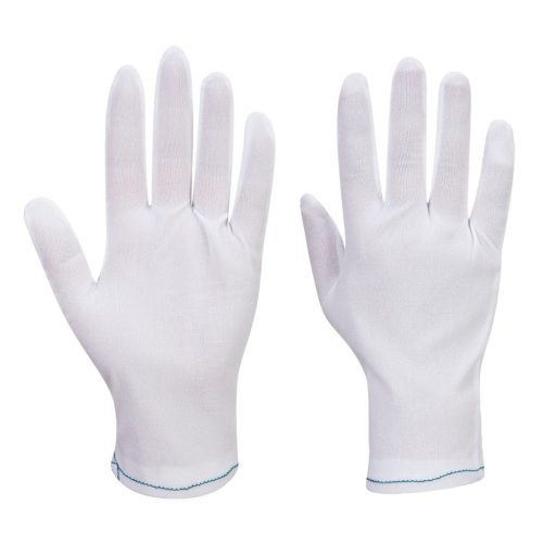 portwest a010 nylon vizsgáló kesztyű m fehér