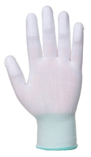 Portwest A121 PU ujjvégmártott kesztyű (fehér, XXS) XXS