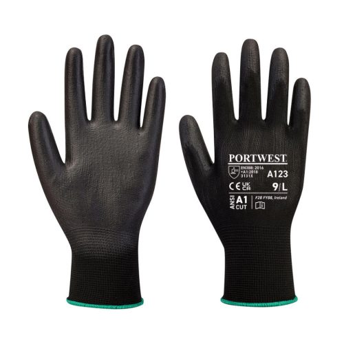 Portwest A123 A123 Latexmentes PU Palm kesztyű - Teljes karton (144) XXS
