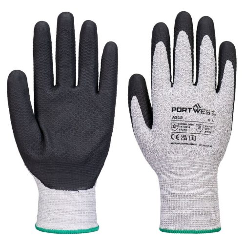 Portwest A312 Grip 13 nitril gyémánt kötött kesztyű (12 pár) XXL