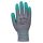 Portwest A313 Grip 15 érdesített nitril kesztyű (12 pár) (szürke/zöld, XXL) XXL