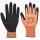 Portwest A335 A335 Dermi-Grip NPR15 Nitrile Sandy kesztyű (narancs/fekete, XS) XS