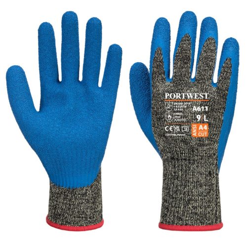 Portwest A611 Aramid HR Cut Latex kesztyű S