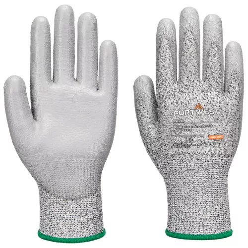 Portwest A620 A620 - PU tenyérmártott vágásbiztos kesztyű, Cut 3 12/3XL