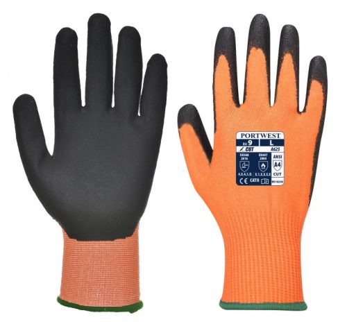 Portwest A625 A625 - Láthatósági vágásbiztos kesztyű, Cut 5 11/XXL