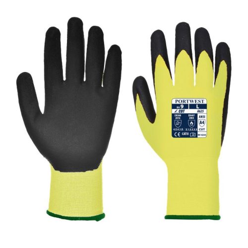 Portwest A625 A625 - Láthatósági vágásbiztos kesztyű, Cut 5 11/XXL