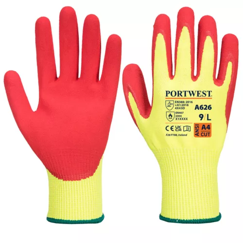 Portwest A626 Vis-Tex HR Cut kesztyű-Nitril S