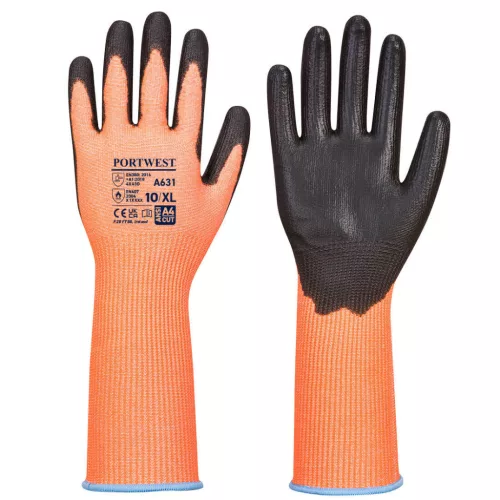 Portwest A631 A631 Vis-Tex cut védőkesztyű, hosszított XL